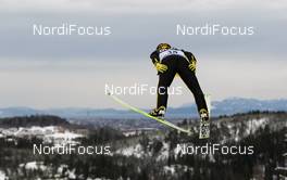 07.03.2012, Trondheim, Norway (NOR):  Noriaki Kasai (JPN), Fischer - FIS world cup ski jumping, training HS131, Trondheim (NOR). www.nordicfocus.com. Â© Laiho/NordicFocus. Every downloaded picture is fee-liable.