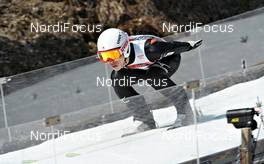 17.03.2012, Planica, Slovenia (SLO): skijumper in the inrun - FIS world cup ski flying, team HS215, Planica (SLO). www.nordicfocus.com. © Felgenhauer/NordicFocus. Every downloaded picture is fee-liable.
