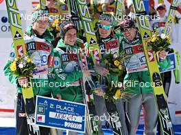17.03.2012, Planica, Slovenia (SLO): Team Norway (NOR), Fischer, Elan - FIS world cup ski flying, team HS215, Planica (SLO). www.nordicfocus.com. © Felgenhauer/NordicFocus. Every downloaded picture is fee-liable.