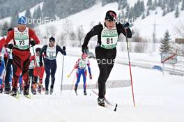 28.01.2012, Tannheimer Tal - Bad Hindelang, Austria (AUT) - Germany (GER): slower racer at Zoeblen sprint - Skitrail Tannheimertal, Bad Hindelang (GER). www.nordicfocus.com. © Felgenhauer/NordicFocus. Every downloaded picture is fee-liable.