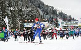 28.01.2012, Tannheimer Tal - Bad Hindelang, Austria (AUT) - Germany (GER): kids race Mini-Skitrail - Skitrail Tannheimertal, Bad Hindelang (GER). www.nordicfocus.com. © Felgenhauer/NordicFocus. Every downloaded picture is fee-liable.
