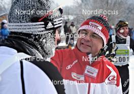 04.02.2012, Oberammergau, Germany (GER): Dr. Andreas Lange, DSV attache for popular races - Koenig Ludwig Lauf, Oberammergau (GER). www.nordicfocus.com. © Felgenhauer/NordicFocus. Every downloaded picture is fee-liable.