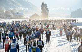 05.02.2012, Oberammergau, Germany (GER): on the way to Ettal - FIS Marathon Cup Koenig Ludwig Lauf, Oberammergau (GER). www.nordicfocus.com. © Felgenhauer/NordicFocus. Every downloaded picture is fee-liable.