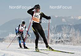 11.-12.02.2012, St. Johann, Austria (AUT): slower racers near St. Johann - Int. Tiroler Koasalauf, St. Johann (AUT). www.nordicfocus.com. © Felgenhauer/NordicFocus. Every downloaded picture is fee-liable.