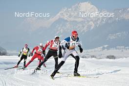 11.-12.02.2012, St. Johann, Austria (AUT): chasing group - Int. Tiroler Koasalauf, St. Johann (AUT). www.nordicfocus.com. © Felgenhauer/NordicFocus. Every downloaded picture is fee-liable.