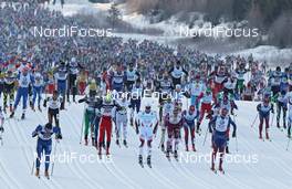 04.03.2012, Mora, Sweden (SWE): start, in front the elite group - FIS Marathon Cup Vasaloppet, Mora (SWE). www.nordicfocus.com. © Hemmersbach/NordicFocus. Every downloaded picture is fee-liable.