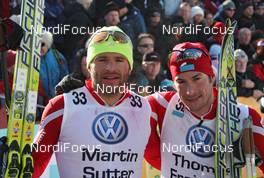 04.03.2012, Mora, Sweden (SWE): l-r: Martina Stursova (GER), Rossignol, One Way and Thomas Freimuth (GER), Fischer, Alpina, One Way, Skinfit  - FIS Marathon Cup Vasaloppet, Mora (SWE). www.nordicfocus.com. © Hemmersbach/NordicFocus. Every downloaded picture is fee-liable.