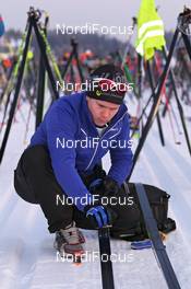 04.03.2012, Mora, Sweden (SWE): ski waxing at the start - FIS Marathon Cup Vasaloppet, Mora (SWE). www.nordicfocus.com. © Hemmersbach/NordicFocus. Every downloaded picture is fee-liable.