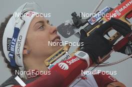 05.01.2013, Oberhof, Germany (GER): Synnoeve Solemdal (NOR), Madshus, Rottefella, Swix, ODLO - IBU world cup biathlon, sprint women, Oberhof (GER). www.nordicfocus.com. © Manzoni/NordicFocus. Every downloaded picture is fee-liable.