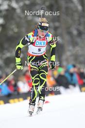 13.01.2013, Ruhpolding, Germany (GER): Marie Dorin (FRA), Rossignol, Rottefella, OneWay - IBU world cup biathlon, mass women, Ruhpolding (GER). www.nordicfocus.com. © Manzoni/NordicFocus. Every downloaded picture is fee-liable.