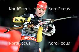 09.01.2013, Ruhpolding, Germany (GER): Tina Bachmann (GER), Fischer, Rottefella, OneWay, adidas  - IBU world cup biathlon, relay women, Ruhpolding (GER). www.nordicfocus.com. © Manzoni/NordicFocus. Every downloaded picture is fee-liable.