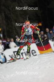09.01.2013, Ruhpolding, Germany (GER): Gabriela Soukalova (CZE), Fischer, Rottefella, OneWay - IBU world cup biathlon, relay women, Ruhpolding (GER). www.nordicfocus.com. © Manzoni/NordicFocus. Every downloaded picture is fee-liable.