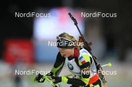 09.01.2013, Ruhpolding, Germany (GER): Marine Bolliet (FRA), Rossignol, Rottefella, OneWay - IBU world cup biathlon, relay women, Ruhpolding (GER). www.nordicfocus.com. © Manzoni/NordicFocus. Every downloaded picture is fee-liable.