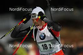 09.01.2013, Ruhpolding, Germany (GER): Zina Kocher (CAN), Atomic, Leki, Odlo - IBU world cup biathlon, relay women, Ruhpolding (GER). www.nordicfocus.com. © Manzoni/NordicFocus. Every downloaded picture is fee-liable.