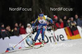 09.01.2013, Ruhpolding, Germany (GER): Elisabeth Hoegberg (SWE), Fischer, Rottefella, Leki, adidas - IBU world cup biathlon, relay women, Ruhpolding (GER). www.nordicfocus.com. © Manzoni/NordicFocus. Every downloaded picture is fee-liable.