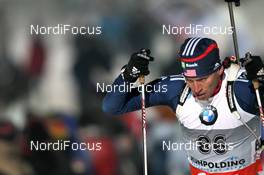 12.01.2013, Ruhpolding, Germany (GER): Jay Hakkinen (USA), Rossignol, Rottefella, Swix, adidas - IBU world cup biathlon, sprint men, Ruhpolding (GER). www.nordicfocus.com. © Manzoni/NordicFocus. Every downloaded picture is fee-liable.