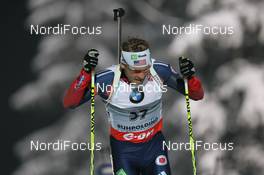 12.01.2013, Ruhpolding, Germany (GER): Lowell Bailey (USA), Rossignol, Rottefella, One Way - IBU world cup biathlon, sprint men, Ruhpolding (GER). www.nordicfocus.com. © Manzoni/NordicFocus. Every downloaded picture is fee-liable.