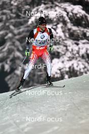 12.01.2013, Ruhpolding, Germany (GER): Jean Philippe Leguellec (CAN), Rossignol, Rottefella, Swix - IBU world cup biathlon, sprint men, Ruhpolding (GER). www.nordicfocus.com. © Manzoni/NordicFocus. Every downloaded picture is fee-liable.