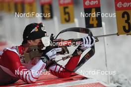 12.01.2013, Ruhpolding, Germany (GER): Friedrich Pinter (AUT), Atomic, OneWay - IBU world cup biathlon, sprint men, Ruhpolding (GER). www.nordicfocus.com. © Manzoni/NordicFocus. Every downloaded picture is fee-liable.
