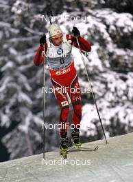 12.01.2013, Ruhpolding, Germany (GER): Henrik l'Abee-Lund (NOR), Fischer, Rottefella, Swix, ODLO - IBU world cup biathlon, sprint men, Ruhpolding (GER). www.nordicfocus.com. © Manzoni/NordicFocus. Every downloaded picture is fee-liable.