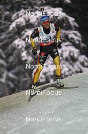 12.01.2013, Ruhpolding, Germany (GER): Eric Lesser (GER), Salomon, Swix, adidas - IBU world cup biathlon, sprint men, Ruhpolding (GER). www.nordicfocus.com. © Manzoni/NordicFocus. Every downloaded picture is fee-liable.