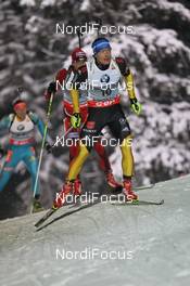 12.01.2013, Ruhpolding, Germany (GER): Andreas Birnbacher (GER), Fischer, Rottefella, Alpina, Leki, adidas - IBU world cup biathlon, sprint men, Ruhpolding (GER). www.nordicfocus.com. © Manzoni/NordicFocus. Every downloaded picture is fee-liable.