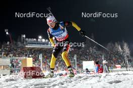 11.01.2013, Ruhpolding, Germany (GER): Andrea Henkel (GER), Fischer, Rottefella, Swix, adidas, Toko - IBU world cup biathlon, sprint women, Ruhpolding (GER). www.nordicfocus.com. © Manzoni/NordicFocus. Every downloaded picture is fee-liable.