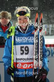 11.01.2013, Ruhpolding, Germany (GER): Marie Dorin (FRA), Rossignol, Rottefella, OneWay - IBU world cup biathlon, sprint women, Ruhpolding (GER). www.nordicfocus.com. © Manzoni/NordicFocus. Every downloaded picture is fee-liable.