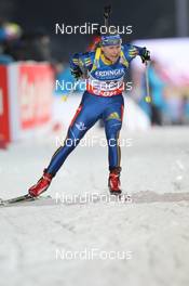 11.01.2013, Ruhpolding, Germany (GER): Elin Mattsson (SWE), Fischer, Rottefella, Alpina, Leki, adidas - IBU world cup biathlon, sprint women, Ruhpolding (GER). www.nordicfocus.com. © Manzoni/NordicFocus. Every downloaded picture is fee-liable.