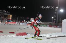 11.01.2013, Ruhpolding, Germany (GER): Darya Domracheva (BLR), Fischer, Rottefella, Leki - IBU world cup biathlon, sprint women, Ruhpolding (GER). www.nordicfocus.com. © Manzoni/NordicFocus. Every downloaded picture is fee-liable.