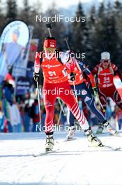 19.01.2013, Antholz, Italy (ITA): Romana Schrempf (AUT), Fischer, Rottefella, Swix - IBU world cup biathlon, pursuit women, Antholz (ITA). www.nordicfocus.com. © Manzoni/NordicFocus. Every downloaded picture is fee-liable.