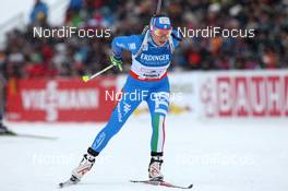 20.01.2013, Antholz, Italy (ITA): Dorothea Wierer (ITA), Rossignol, Rottefella, OneWay, Casco - IBU world cup biathlon, relay women, Antholz (ITA). www.nordicfocus.com. © Manzoni/NordicFocus. Every downloaded picture is fee-liable.