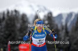 20.01.2013, Antholz, Italy (ITA): Ingela Andersson (SWE), Fischer, Rottefella, Leki, adidas - IBU world cup biathlon, relay women, Antholz (ITA). www.nordicfocus.com. © Manzoni/NordicFocus. Every downloaded picture is fee-liable.