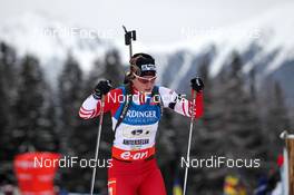 20.01.2013, Antholz, Italy (ITA): Katharina Innerhofer (AUT) - IBU world cup biathlon, relay women, Antholz (ITA). www.nordicfocus.com. © Manzoni/NordicFocus. Every downloaded picture is fee-liable.