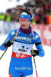 20.01.2013, Antholz, Italy (ITA): Alexia Runggaldier (ITA), Fischer, Rottefella, Leki - IBU world cup biathlon, relay women, Antholz (ITA). www.nordicfocus.com. © Manzoni/NordicFocus. Every downloaded picture is fee-liable.