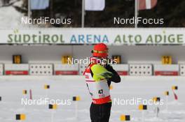 18.01.2013, Antholz, Italy (ITA): Matej Kazar (SVK), Fischer, Rottefella, Swix - IBU world cup biathlon, sprint men, Antholz (ITA). www.nordicfocus.com. © Manzoni/NordicFocus. Every downloaded picture is fee-liable.