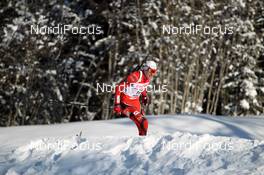 18.01.2013, Antholz, Italy (ITA): Emil Hegle Svendsen (NOR), Madshus, Rottefella, Swix, Odlo - IBU world cup biathlon, sprint men, Antholz (ITA). www.nordicfocus.com. © Manzoni/NordicFocus. Every downloaded picture is fee-liable.