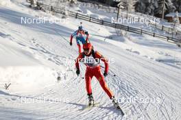 17.01.2013, Antholz, Italy (ITA): Yan Zhang (CHN), Fischer, Rottefella, - IBU world cup biathlon, sprint women, Antholz (ITA). www.nordicfocus.com. © Manzoni/NordicFocus. Every downloaded picture is fee-liable.