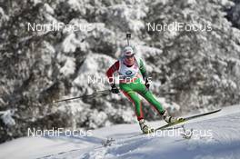 17.01.2013, Antholz, Italy (ITA): Nadezhda Skardino (BLR), Fischer, Rottefella - IBU world cup biathlon, sprint women, Antholz (ITA). www.nordicfocus.com. © Manzoni/NordicFocus. Every downloaded picture is fee-liable.