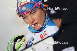 17.01.2013, Antholz, Italy (ITA): Dorothea Wierer (ITA), Rossignol, Rottefella, OneWay, Casco -  IBU world cup biathlon, sprint women, Antholz (ITA). www.nordicfocus.com. © Manzoni/NordicFocus. Every downloaded picture is fee-liable.