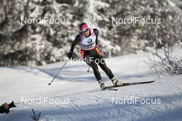 17.01.2013, Antholz, Italy (ITA): Fuyuko Suzuki (JPN), Fischer, Rottefella, Swix - IBU world cup biathlon, sprint women, Antholz (ITA). www.nordicfocus.com. © Manzoni/NordicFocus. Every downloaded picture is fee-liable.