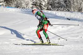 17.01.2013, Antholz, Italy (ITA): Darya Domracheva (BLR), Fischer, Rottefella, Leki - IBU world cup biathlon, sprint women, Antholz (ITA). www.nordicfocus.com. © Manzoni/NordicFocus. Every downloaded picture is fee-liable.