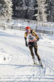 17.01.2013, Antholz, Italy (ITA): Anastasiya Kuzmina (SVK), Fischer, Salomon, Start - IBU world cup biathlon, sprint women, Antholz (ITA). www.nordicfocus.com. © Manzoni/NordicFocus. Every downloaded picture is fee-liable.