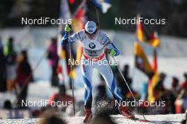 17.01.2013, Antholz, Italy (ITA): Darya Yurlova (EST), Peltonen, Rottefella, Alpina, Swix - IBU world cup biathlon, sprint women, Antholz (ITA). www.nordicfocus.com. © Manzoni/NordicFocus. Every downloaded picture is fee-liable.