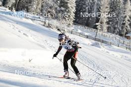 17.01.2013, Antholz, Italy (ITA): Yuki Nakajima (JPN), Rossignol, Rottefella, Swix - IBU world cup biathlon, sprint women, Antholz (ITA). www.nordicfocus.com. © Manzoni/NordicFocus. Every downloaded picture is fee-liable.