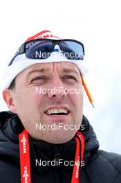 16.01.2013, Antholz, Italy (ITA): Ville Kotikumpu (FIN), coach the finland - IBU world cup biathlon, training, Antholz (ITA). www.nordicfocus.com. © Manzoni/NordicFocus. Every downloaded picture is fee-liable.