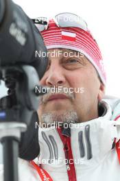 16.01.2013, Antholz, Italy (ITA): Adam Kolodziejcyk (POL), coach team Poland - IBU world cup biathlon, training, Antholz (ITA). www.nordicfocus.com. © Manzoni/NordicFocus. Every downloaded picture is fee-liable.