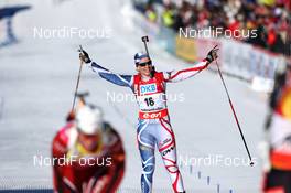 03.03.2013, Oslo, Norway (NOR): Anais Bescond (FRA), Madshus, Rottefella, Swix, OneWay - IBU world cup biathlon Holmenkollen, mass women, Oslo (NOR). www.nordicfocus.com. © Manzoni/NordicFocus. Every downloaded picture is fee-liable.