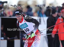 02.03.2013, Oslo, Norway (NOR): Scott Perras (CAN), Salomon, Swix - IBU world cup biathlon Holmenkollen, pursuit men, Oslo (NOR). www.nordicfocus.com. © Manzoni/NordicFocus. Every downloaded picture is fee-liable.