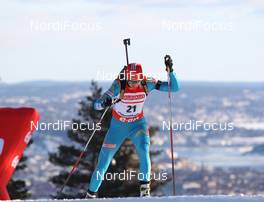 01.03.2013, Oslo, Norway (NOR): Olena Pidhrushna (UKR), Fischer, Rottefella, Swix - IBU world cup biathlon Holmenkollen, sprint women, Oslo (NOR). www.nordicfocus.com. © Manzoni/NordicFocus. Every downloaded picture is fee-liable.